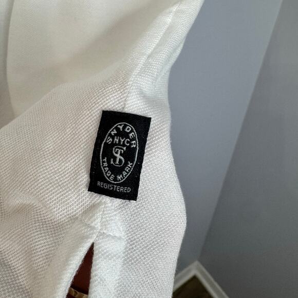 Todd Snyder White Polo Shirts Short Sleeve Men's L - Picture 4 of 9